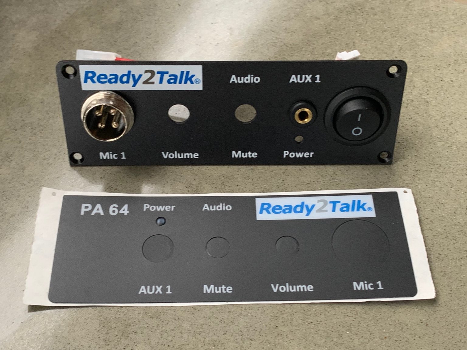 PA 64 SPK On/Off Switch Plate